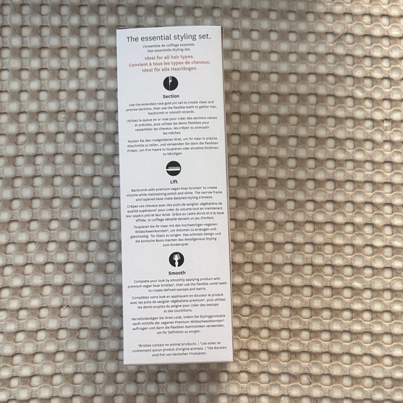 T3 SinglePass Curl X 1.25" in White and Rose Gold & Detail Set - Picture 6 of 9